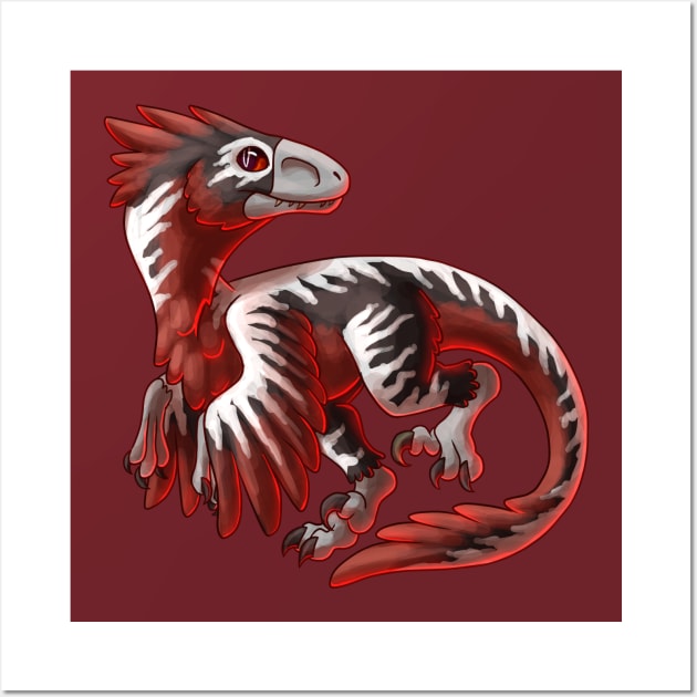 Deinonychus Wall Art by cometkins